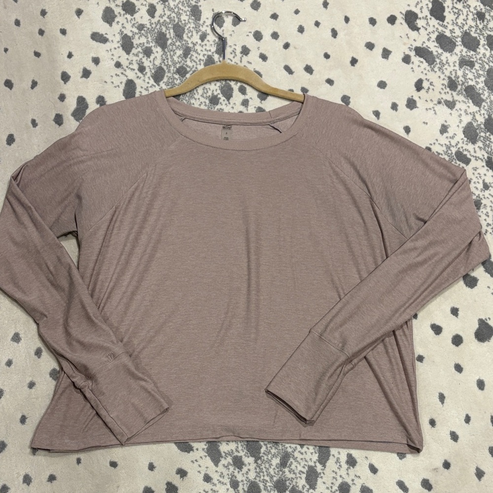 Beyond Yoga Mauve Soft Long Sleeve Top